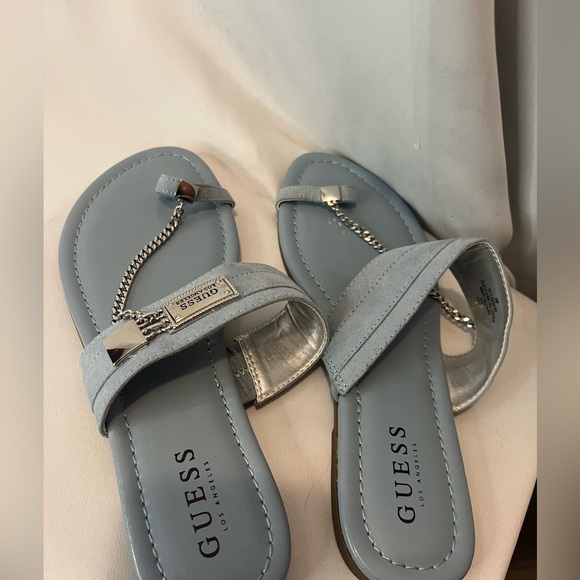 GUESS Women's Blue Sandals Size 9 - Picture 4 of 7